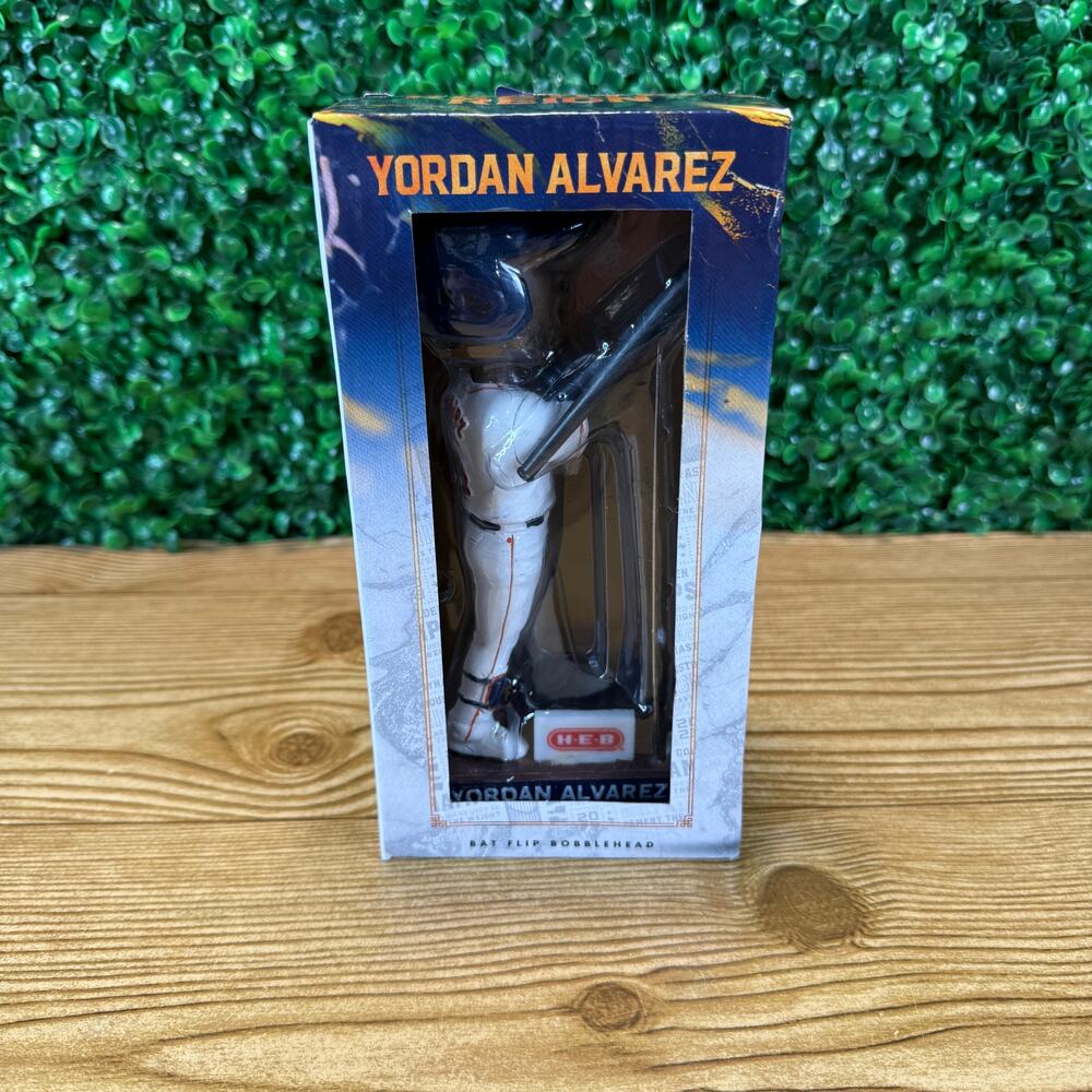 NIB Houston Astros Yordan Alvarez Bat Flip Bobblehead SGA 2023